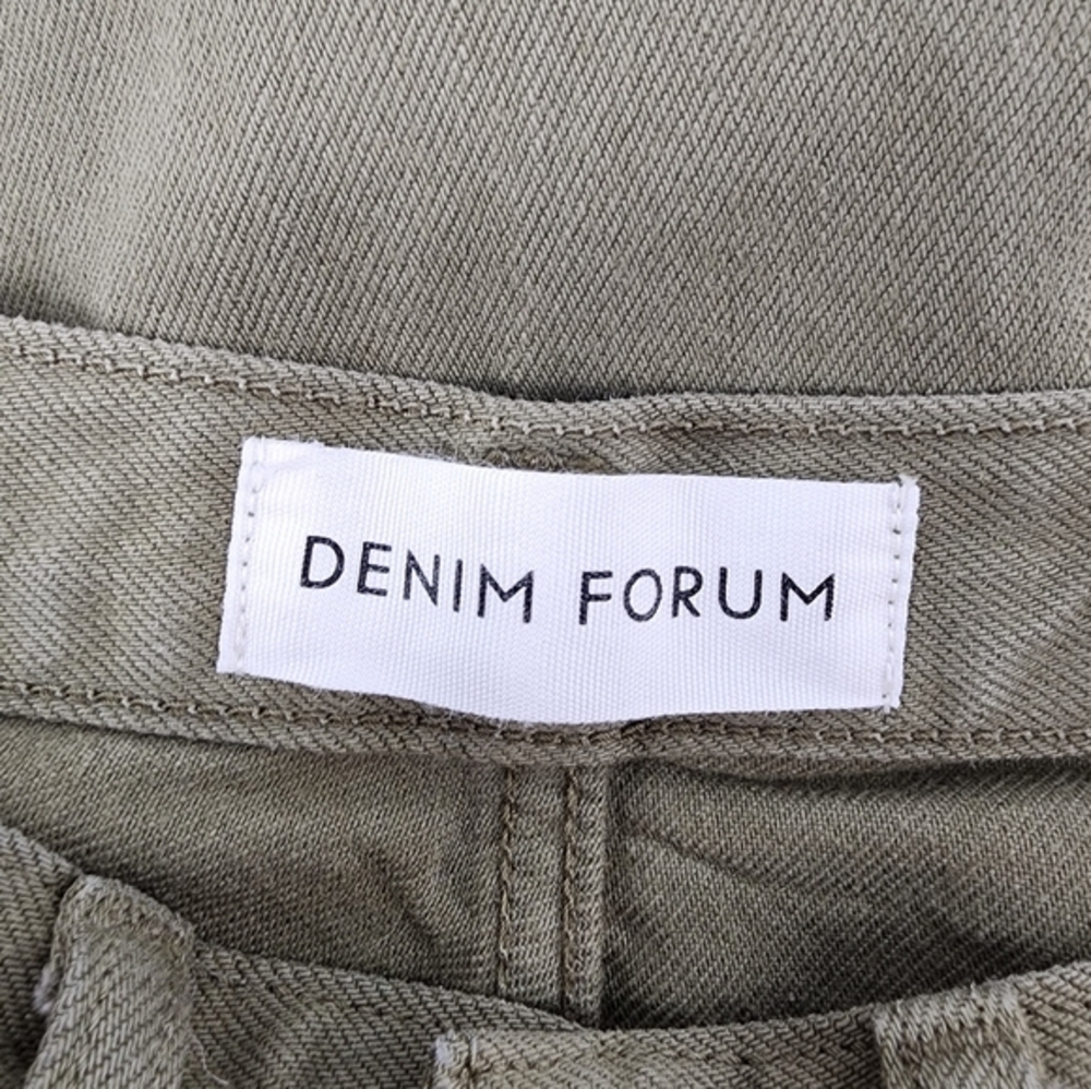 Denim Forum Aritzia The Joni High Rise Loose 29L Green Size 27 - Picture 7 of 12